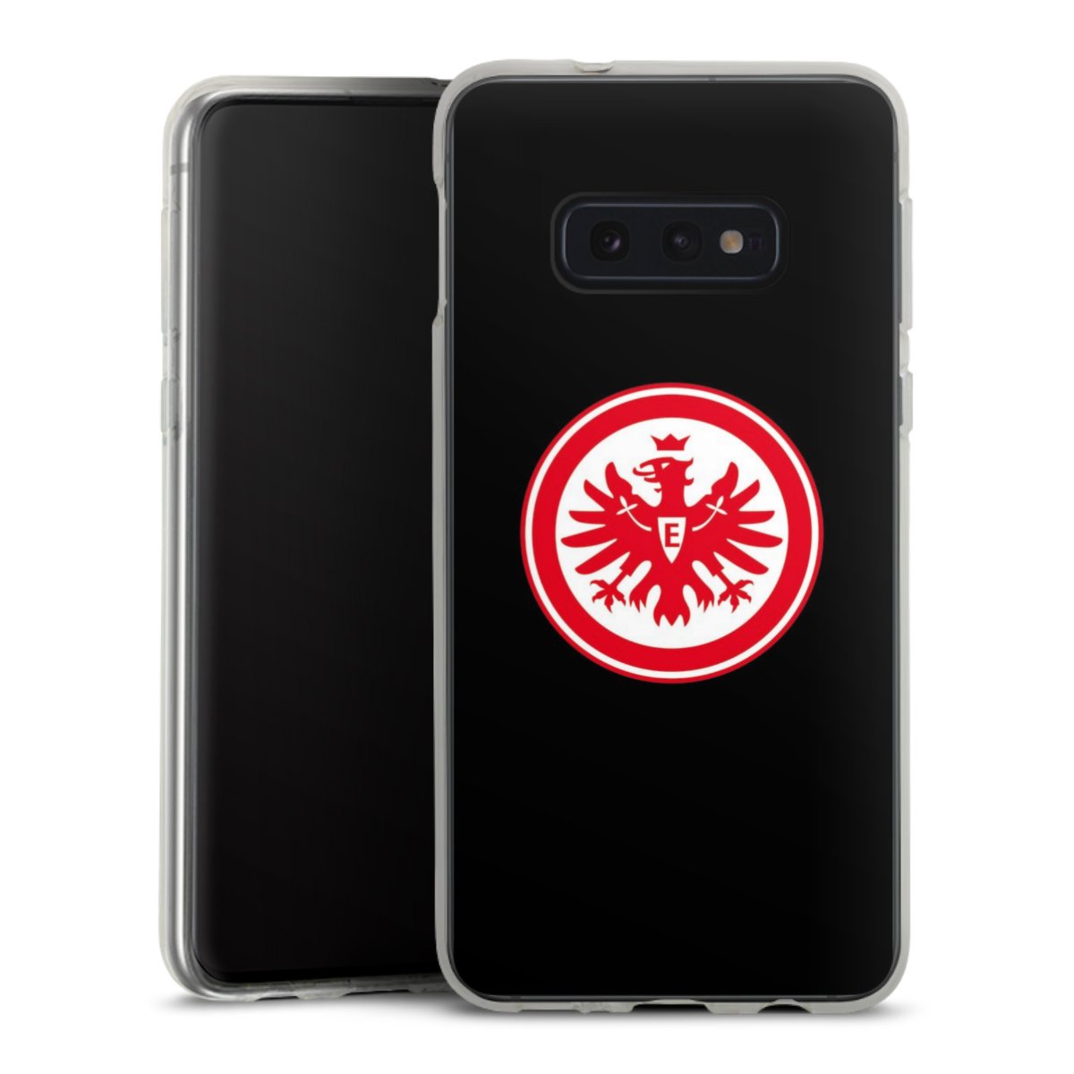 Galaxy S10e Handy Silikon Hülle Case transparent Handyhülle Eintracht Frankfurt Sge Eagle Silikon Case