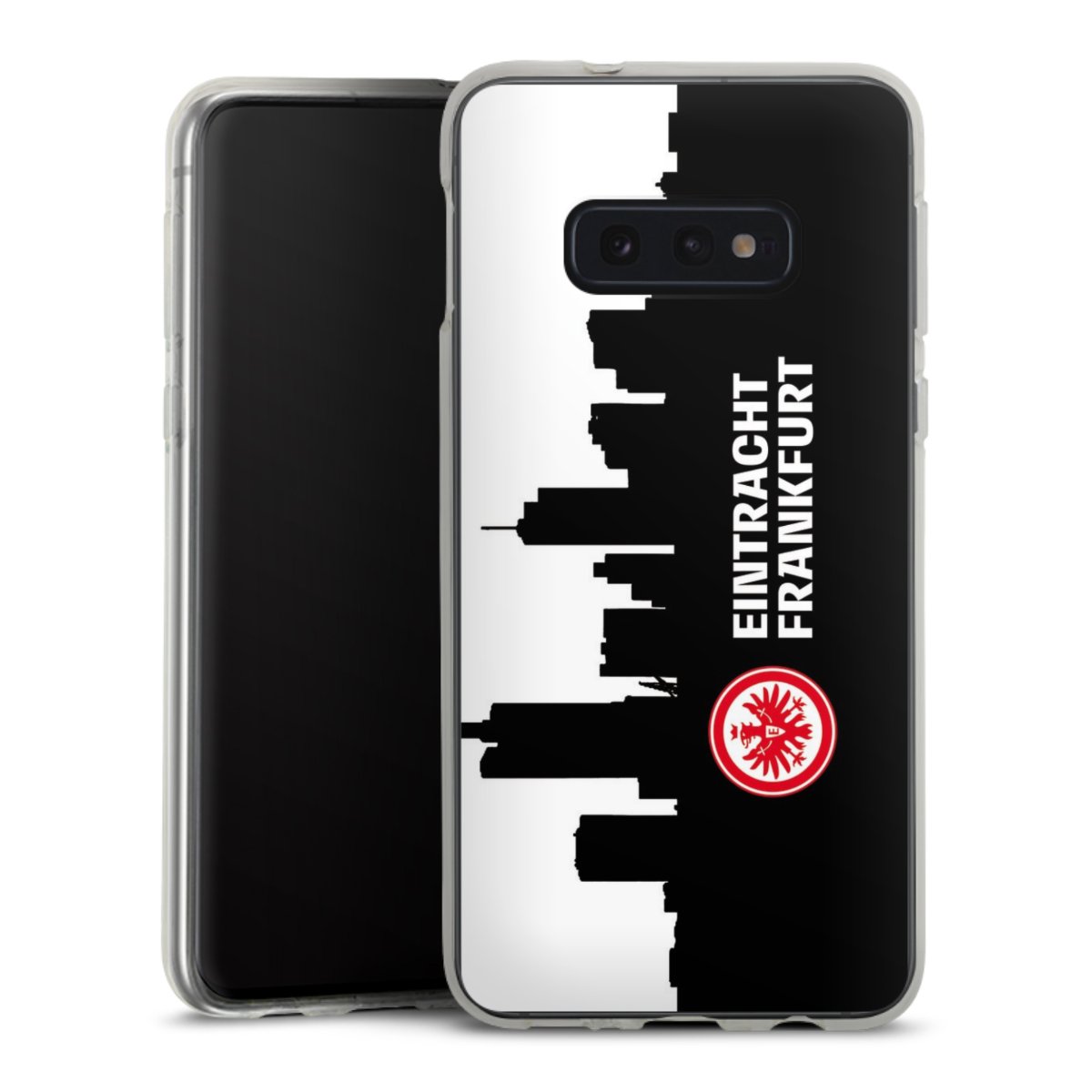 Galaxy S10e Handy Silikon Hülle Case transparent Handyhülle Sge Eintracht Frankfurt Official Licensed Product Silikon Case