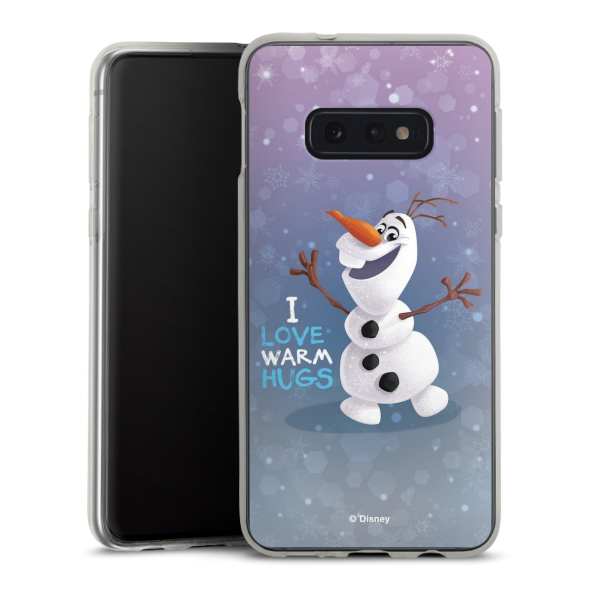 Galaxy S10e Handy Silikon Hülle Case transparent Handyhülle Frozen Frozen Olaf Official Licensed Product Silikon Case