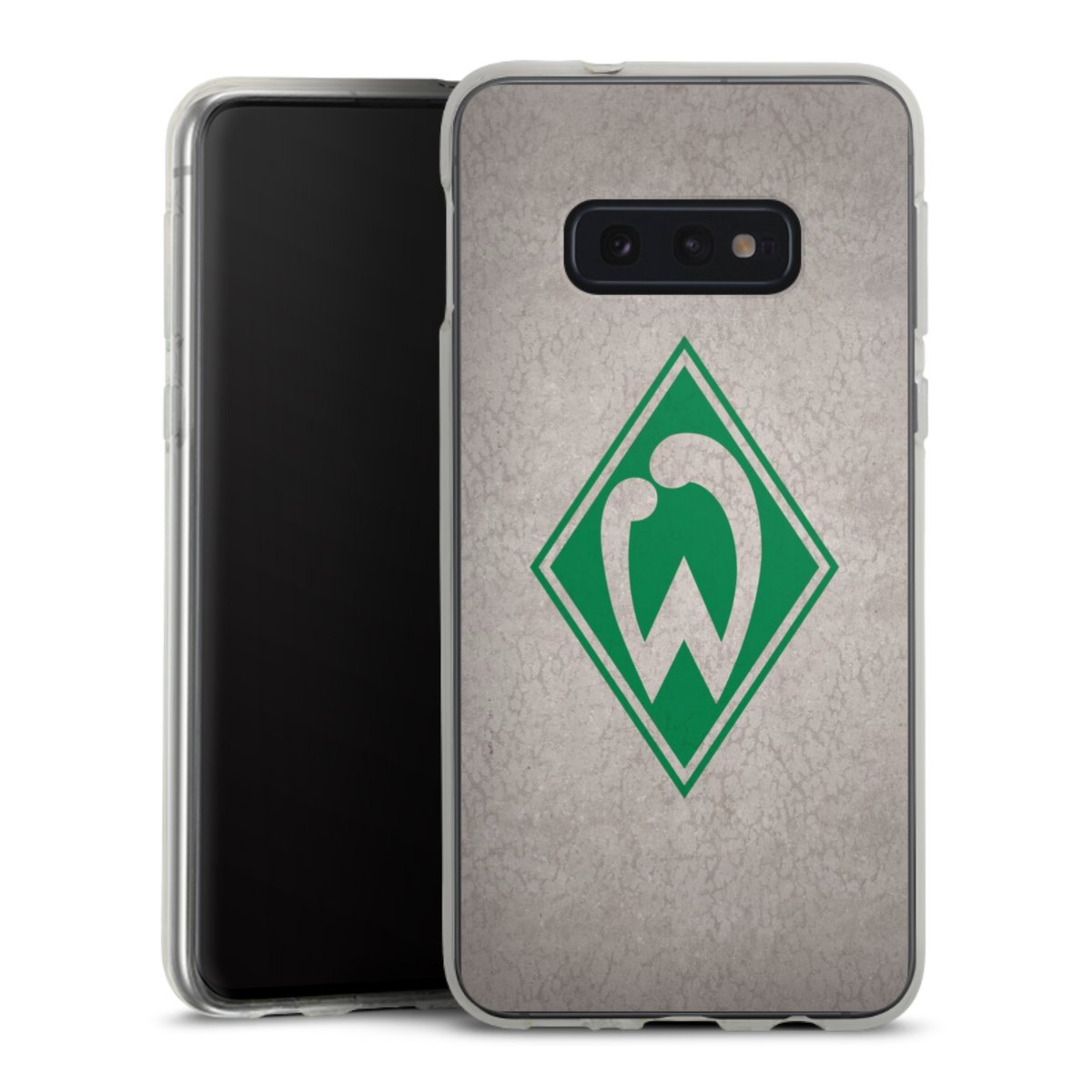 Galaxy S10e Handy Silikon Hülle Case transparent Handyhülle Sv Werder Bremen Concrete Official Licensed Product Silikon Case