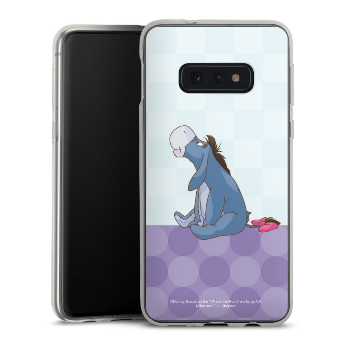 Galaxy S10e Handy Silikon Hülle Case transparent Handyhülle Disney Donkey Winnie The Pooh Silikon Case