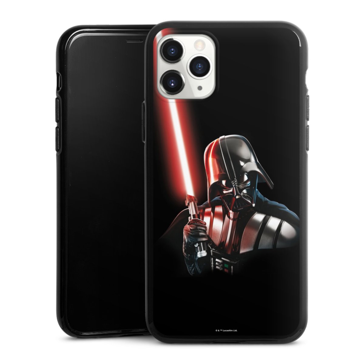 iPhone 11 Pro Handy Silikon Hülle Case schwarz Handyhülle Star Wars Merchandise Darth Vader