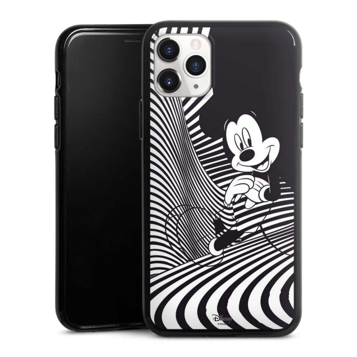 iPhone 11 Pro Handy Silikon Hülle Case schwarz Handyhülle Disney Official Licensed Product Mickey Mouse