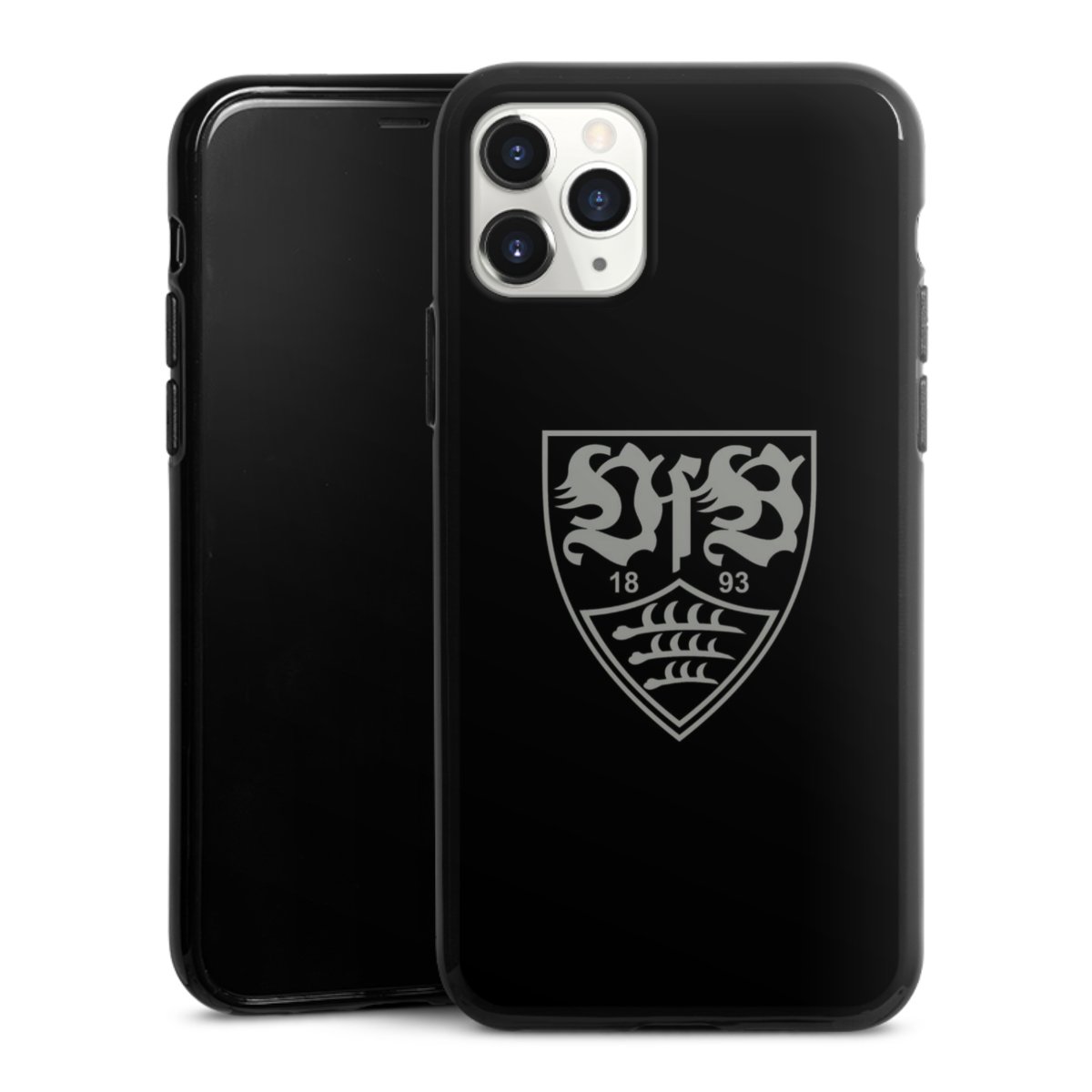 iPhone 11 Pro Handy Silikon Hülle Case schwarz Handyhülle Official Licensed Product Vfb Stuttgart