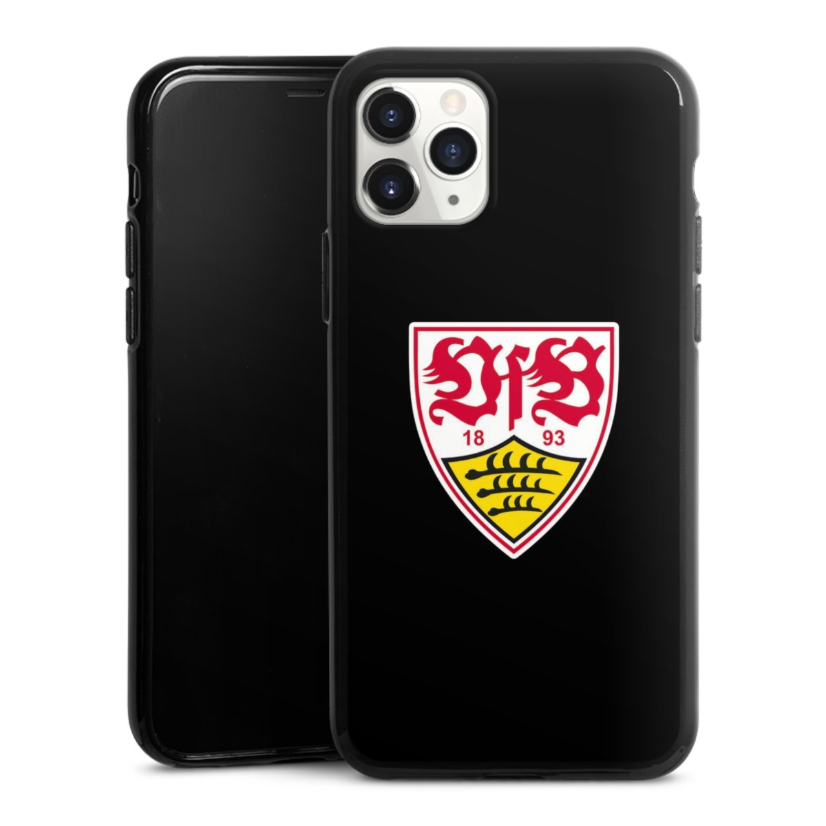 iPhone 11 Pro Handy Silikon Hülle Case schwarz Handyhülle Vfb Stuttgart Official Licensed Product Coat Of Arms