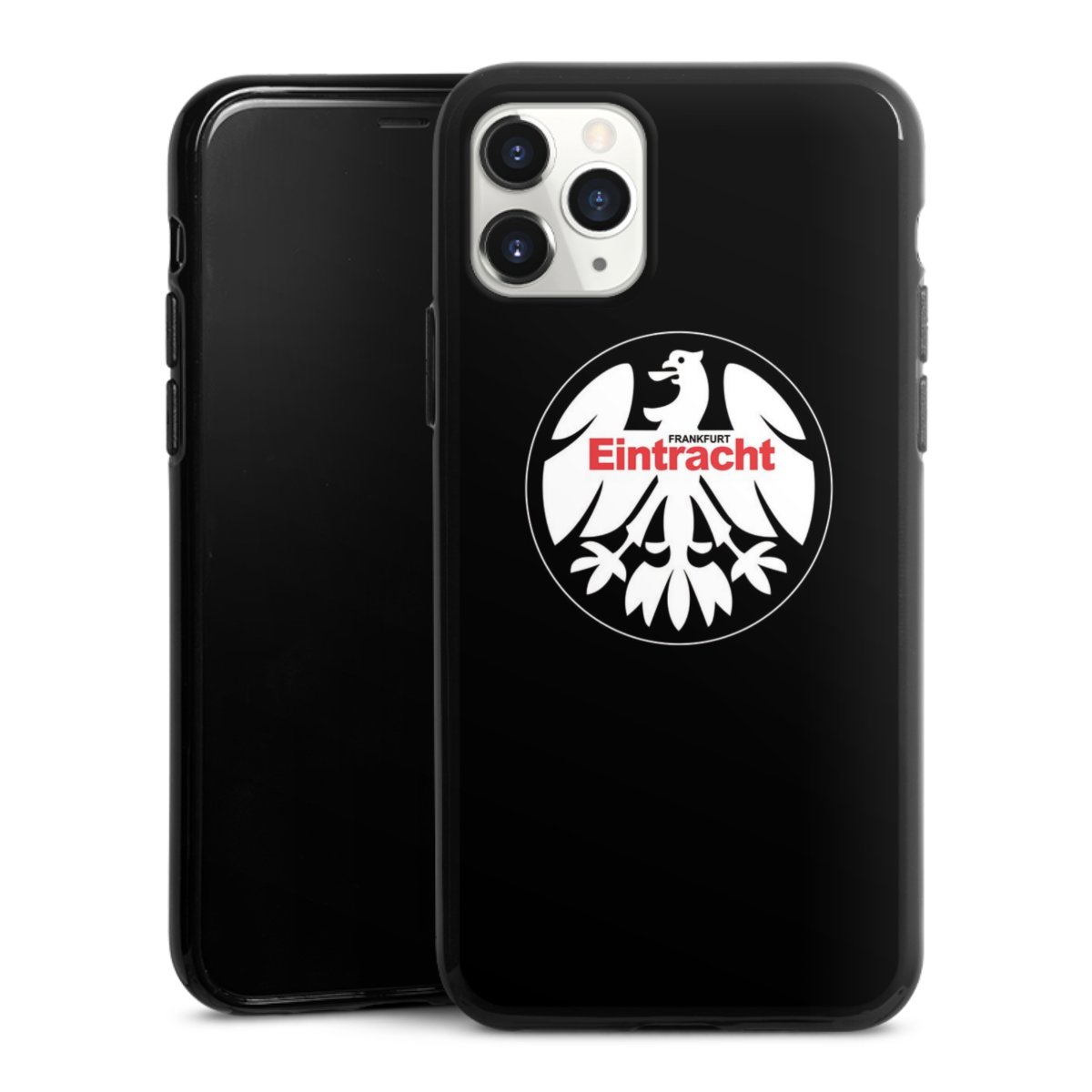 iPhone 11 Pro Handy Silikon Hülle Case schwarz Handyhülle Official Licensed Product Eintracht Frankfurt Sge