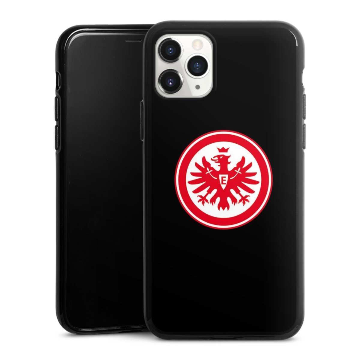 iPhone 11 Pro Handy Silikon Hülle Case schwarz Handyhülle Eintracht Frankfurt Sge Eagle