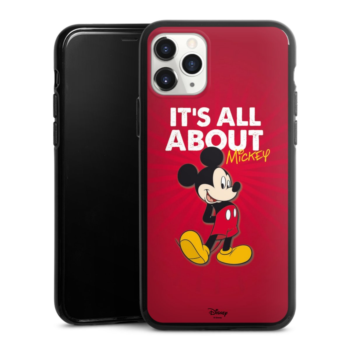 iPhone 11 Pro Handy Silikon Hülle Case schwarz Handyhülle Mouse Disney Official Licensed Product