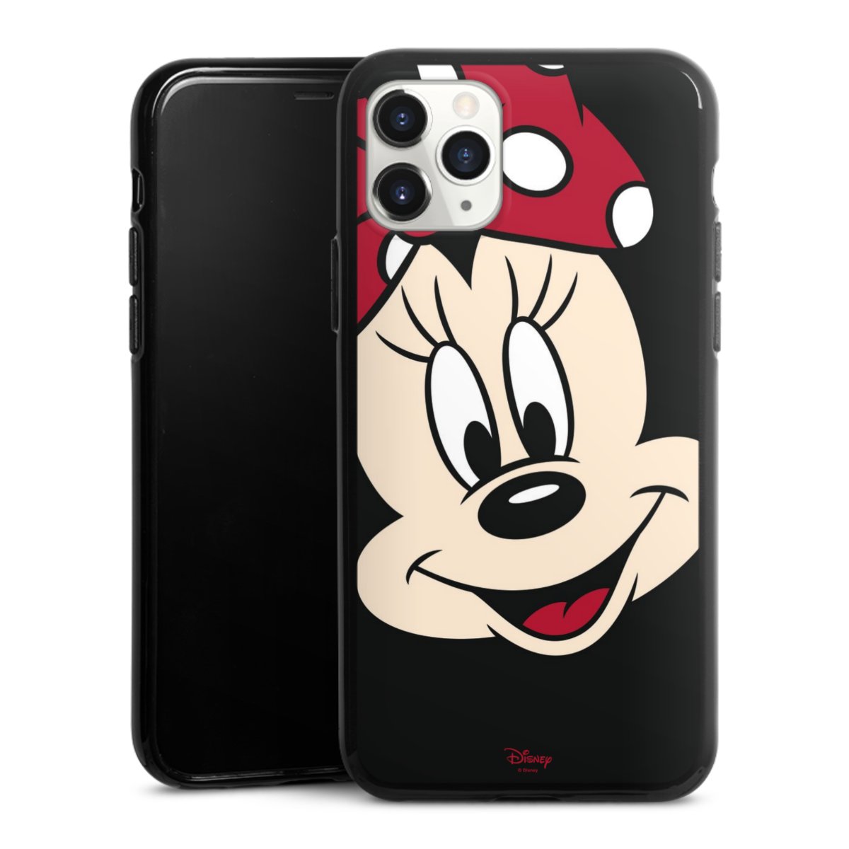 iPhone 11 Pro Handy Silikon Hülle Case schwarz Handyhülle Minnie Mouse Official Licensed Product Disney