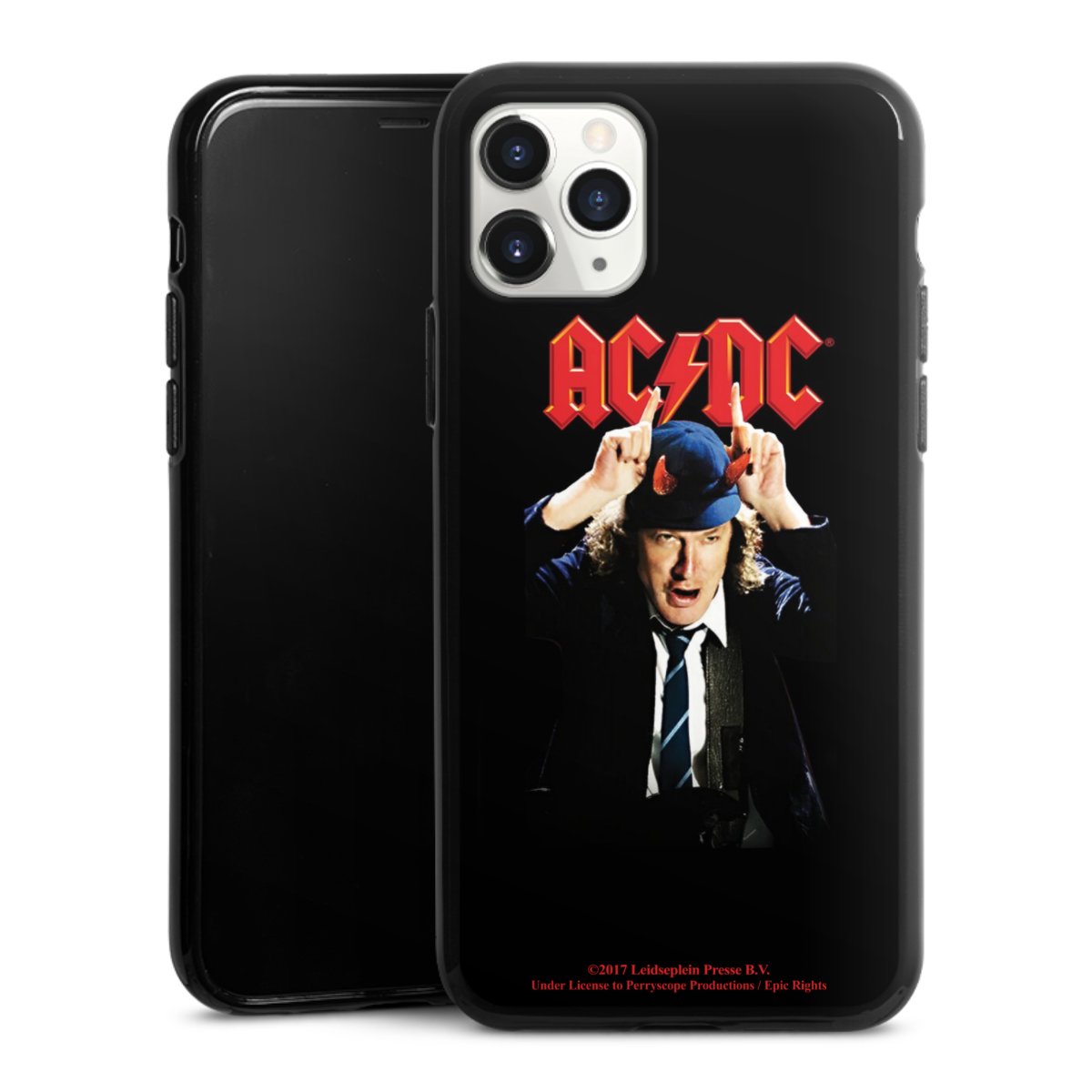 iPhone 11 Pro Handy Silikon Hülle Case schwarz Handyhülle Merchandise Acdc Riverplate