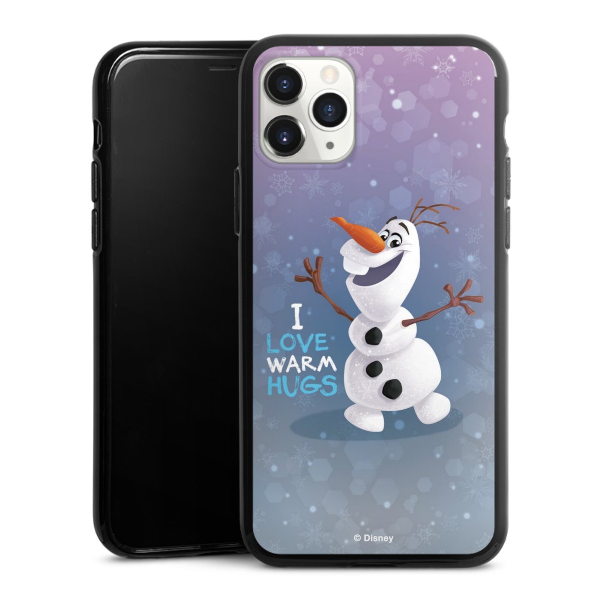 iPhone 11 Pro Handy Silikon Hülle Case schwarz Handyhülle Frozen Frozen Olaf Official Licensed Product