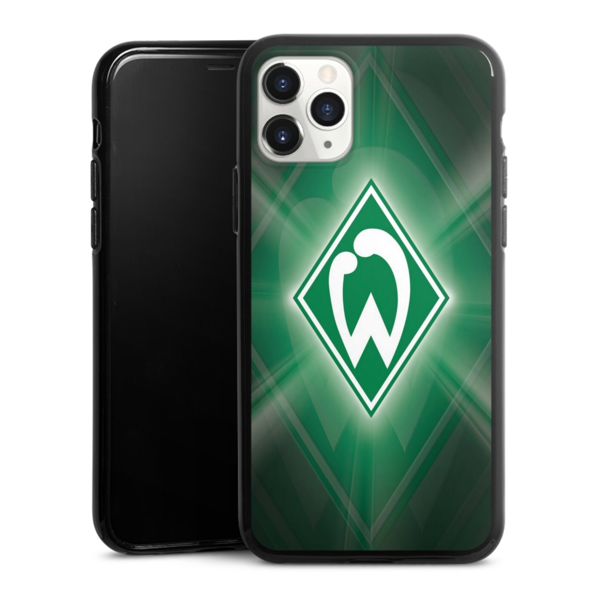 iPhone 11 Pro Handy Silikon Hülle Case schwarz Handyhülle Sv Werder Bremen Official Licensed Product Coat Of Arms