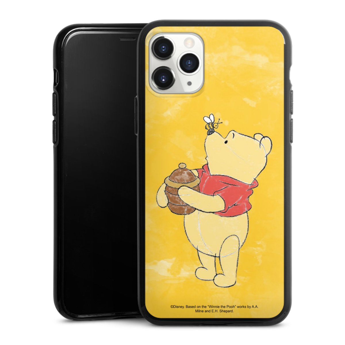 iPhone 11 Pro Handy Silikon Hülle Case schwarz Handyhülle Official Licensed Product Winnie The Pooh Disney