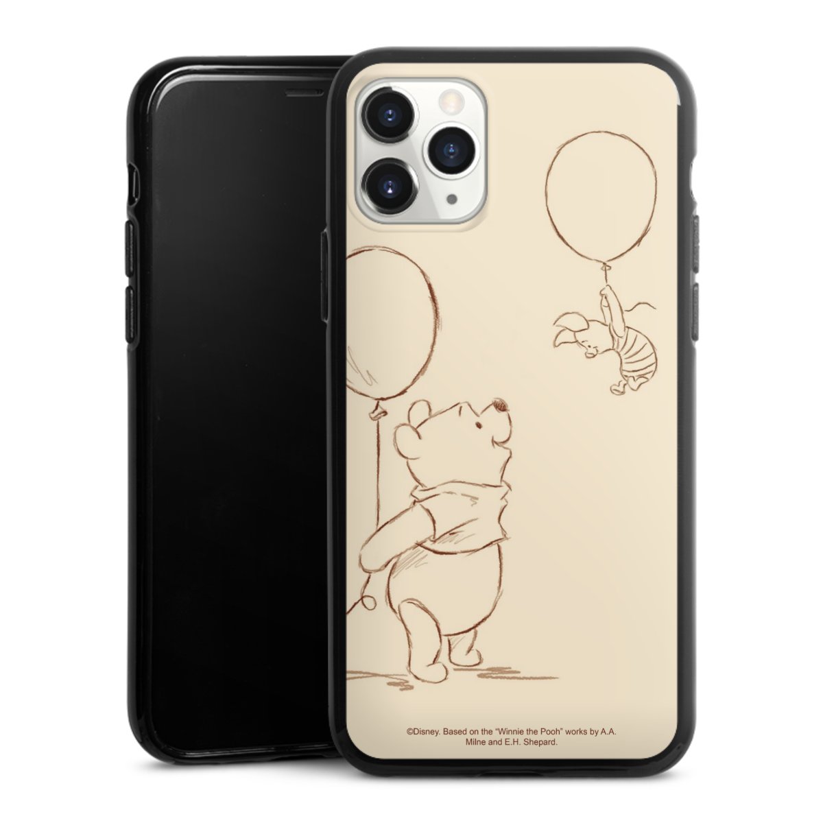 iPhone 11 Pro Handy Silikon Hülle Case schwarz Handyhülle Official Licensed Product Winnie The Pooh Disney