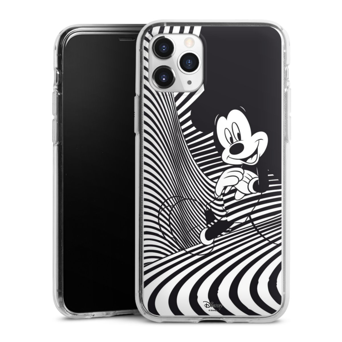 iPhone 11 Pro Handy Silikon Hülle Case transparent Handyhülle Disney Official Licensed Product Mickey Mouse Silikon Case