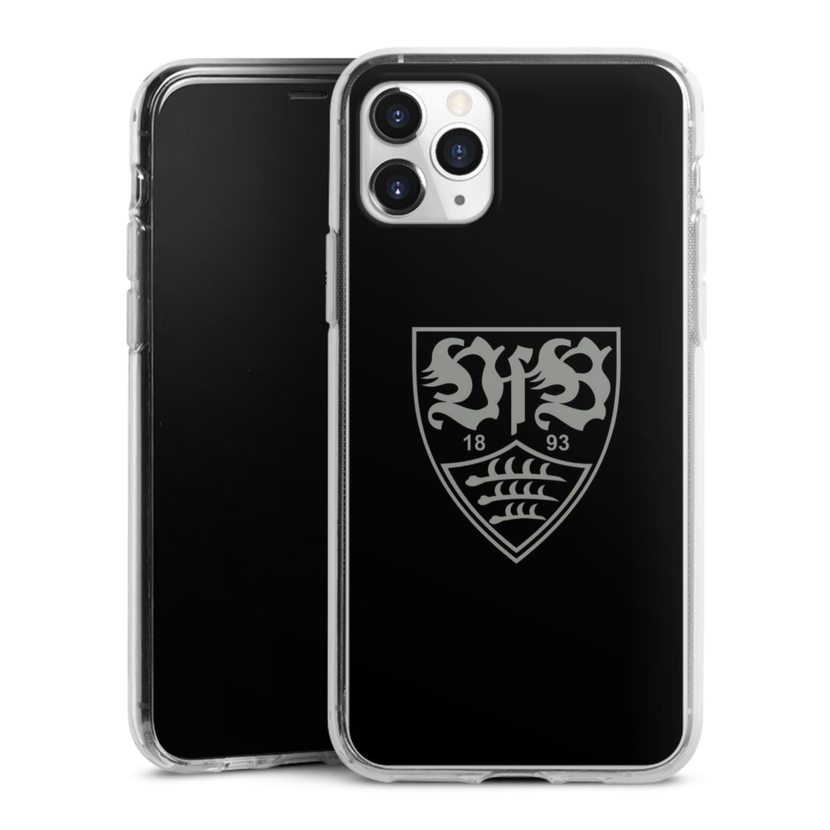 iPhone 11 Pro Handy Silikon Hülle Case transparent Handyhülle Official Licensed Product Vfb Stuttgart Silikon Case