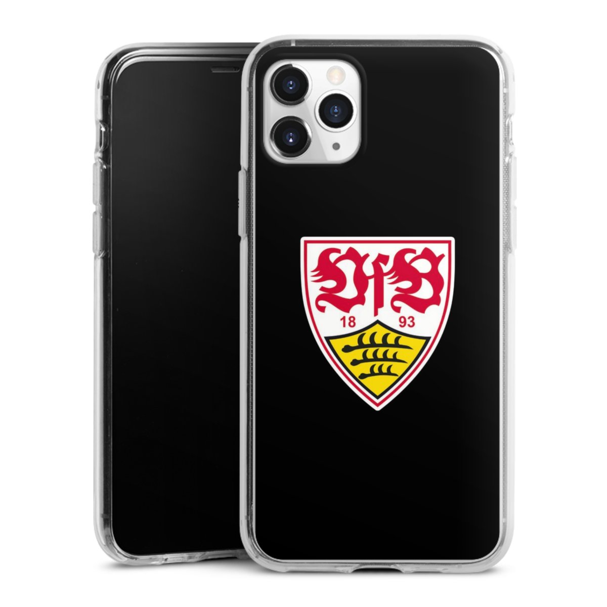 iPhone 11 Pro Handy Silikon Hülle Case transparent Handyhülle Vfb Stuttgart Official Licensed Product Coat Of Arms Silikon Case