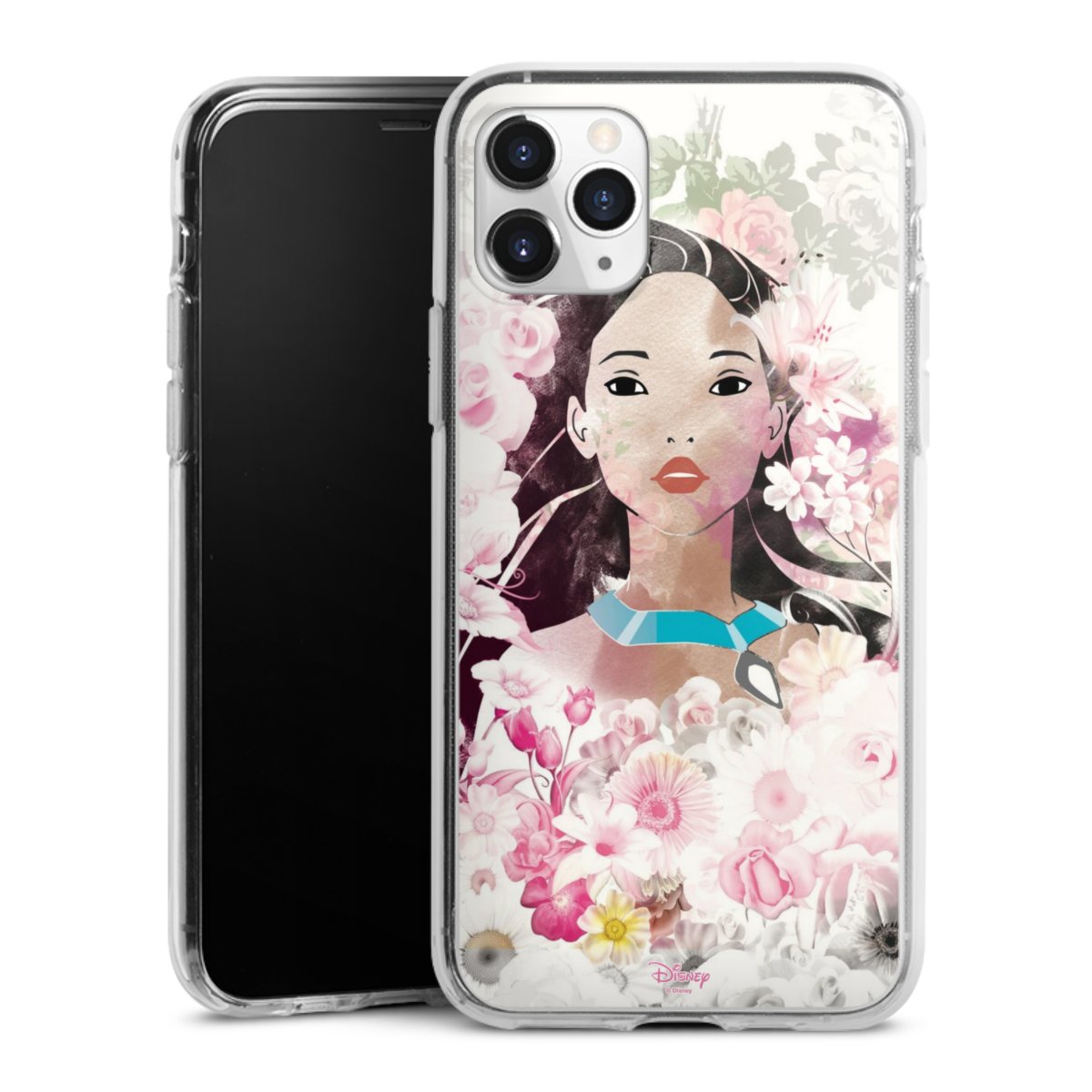 iPhone 11 Pro Handy Silikon Hülle Case transparent Handyhülle Pocahontas Official Licensed Product Disney Silikon Case