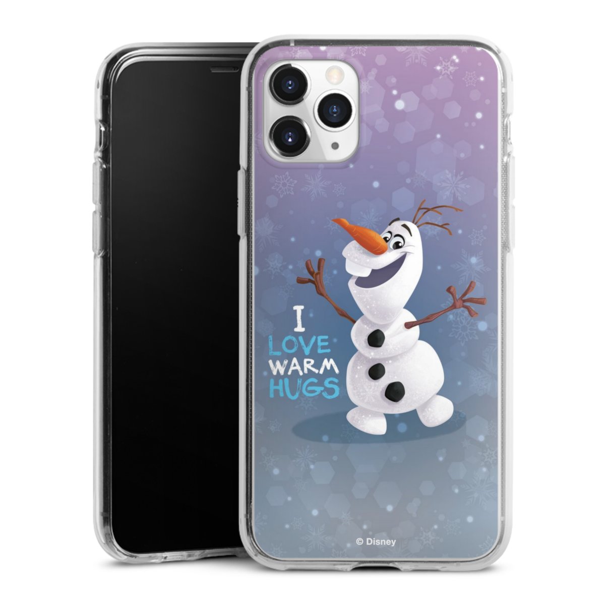 iPhone 11 Pro Handy Silikon Hülle Case transparent Handyhülle Frozen Frozen Olaf Official Licensed Product Silikon Case