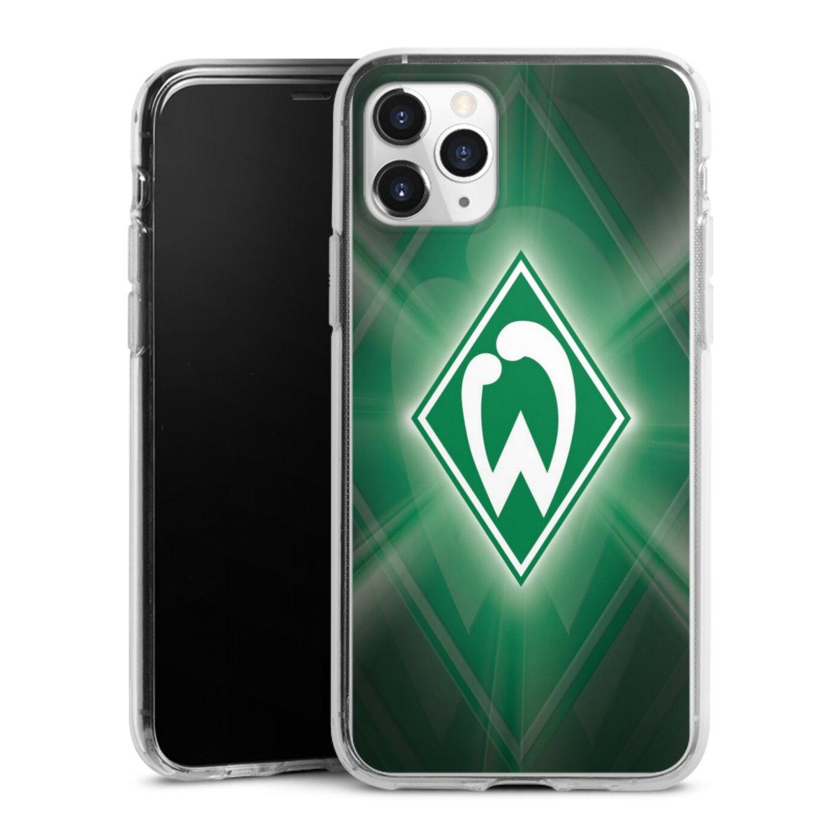 iPhone 11 Pro Handy Silikon Hülle Case transparent Handyhülle Sv Werder Bremen Official Licensed Product Coat Of Arms Silikon Case