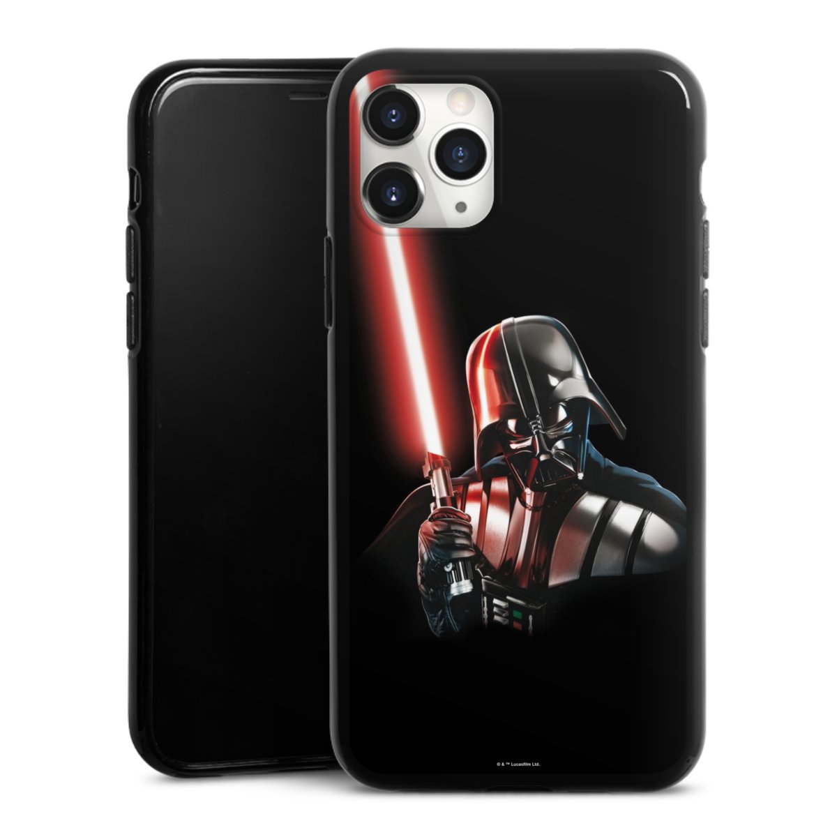 iPhone 11 Pro Max Handy Silikon Hülle Case schwarz Handyhülle Star Wars Merchandise Darth Vader