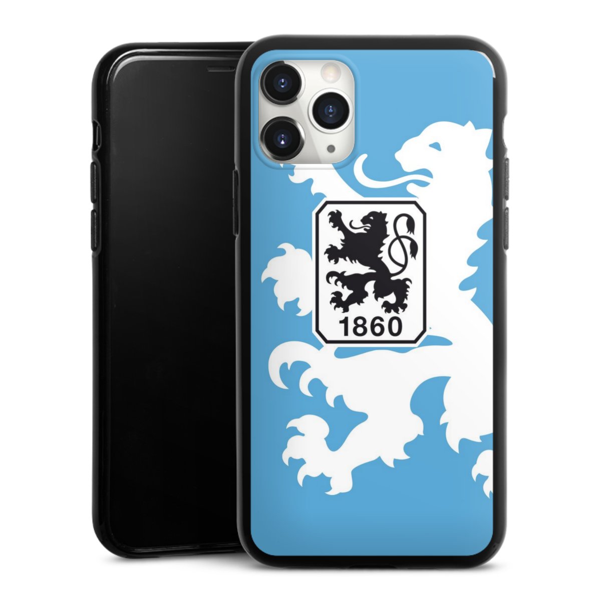 iPhone 11 Pro Max Handy Silikon Hülle Case schwarz Handyhülle Coat Of Arms Official Licensed Product