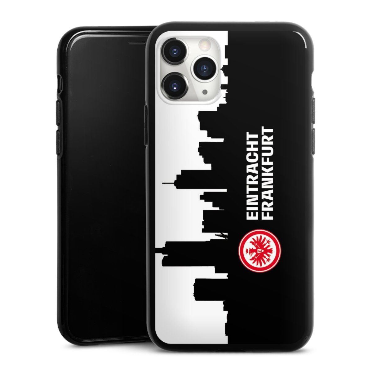 iPhone 11 Pro Max Handy Silikon Hülle Case schwarz Handyhülle Sge Eintracht Frankfurt Official Licensed Product