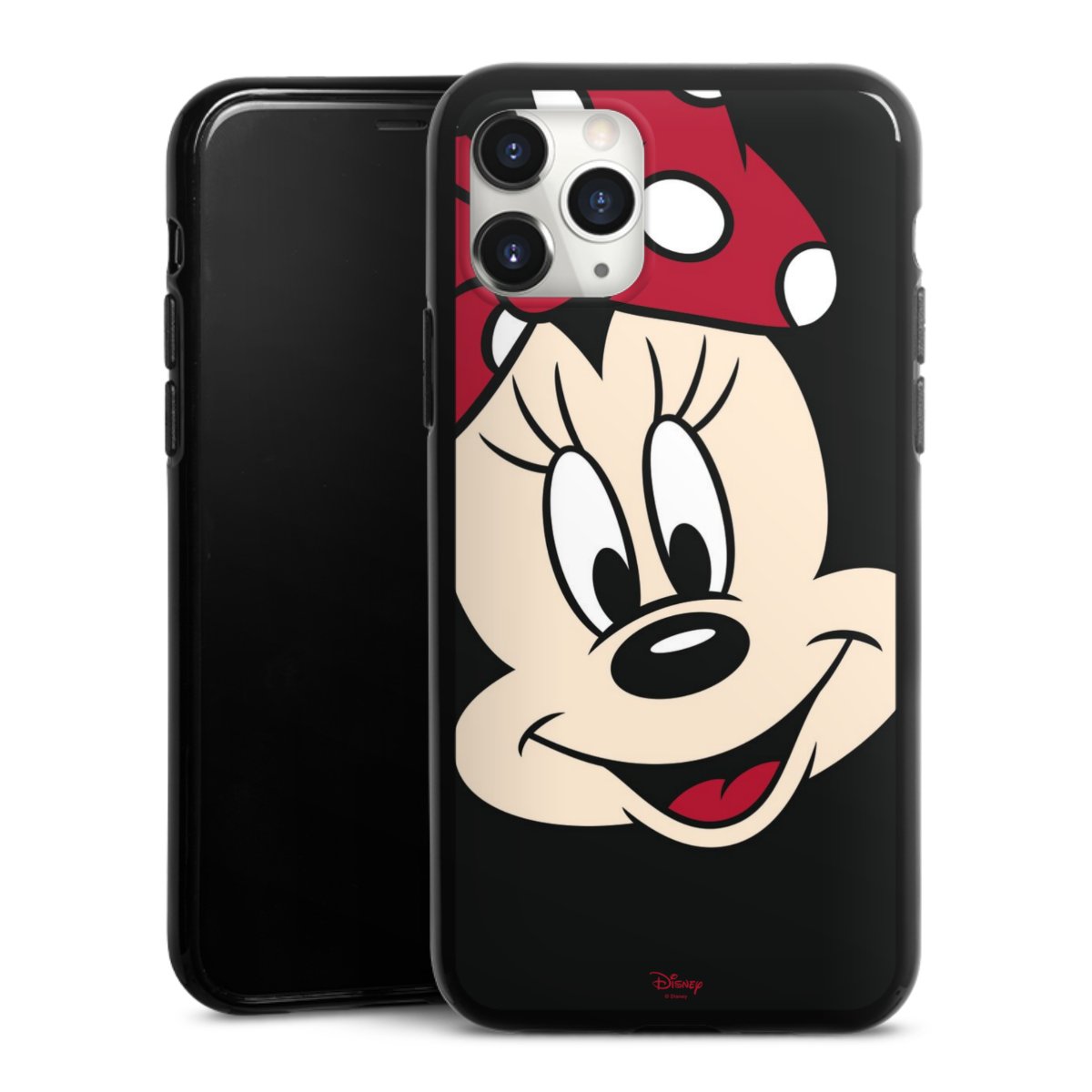 iPhone 11 Pro Max Handy Silikon Hülle Case schwarz Handyhülle Minnie Mouse Official Licensed Product Disney