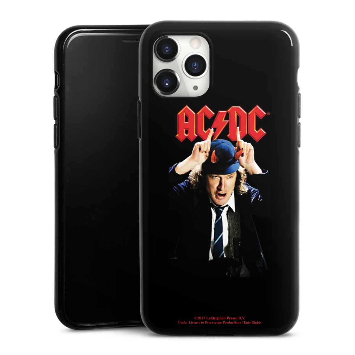 iPhone 11 Pro Max Handy Silikon Hülle Case schwarz Handyhülle Merchandise Acdc Riverplate