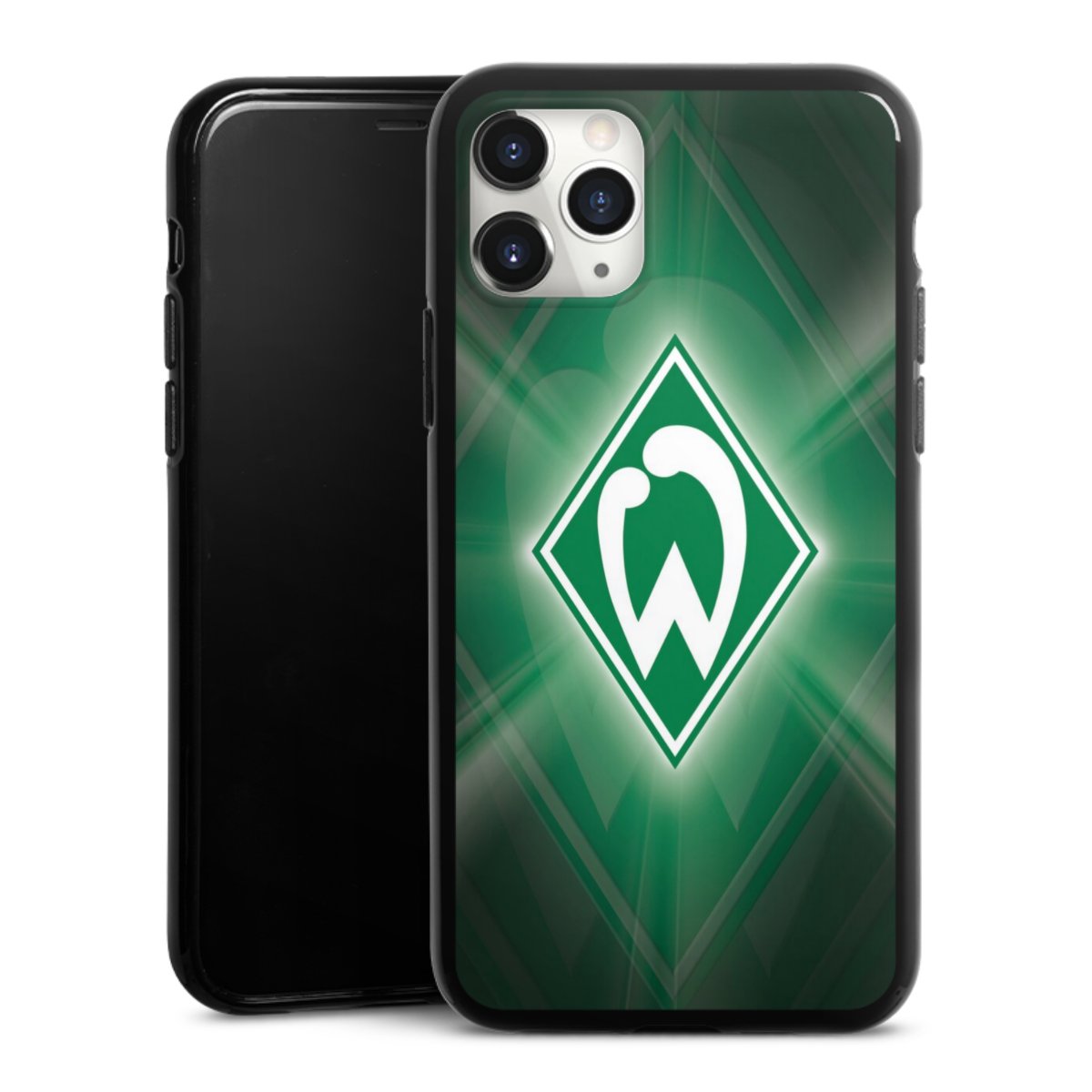 iPhone 11 Pro Max Handy Silikon Hülle Case schwarz Handyhülle Sv Werder Bremen Official Licensed Product Coat Of Arms