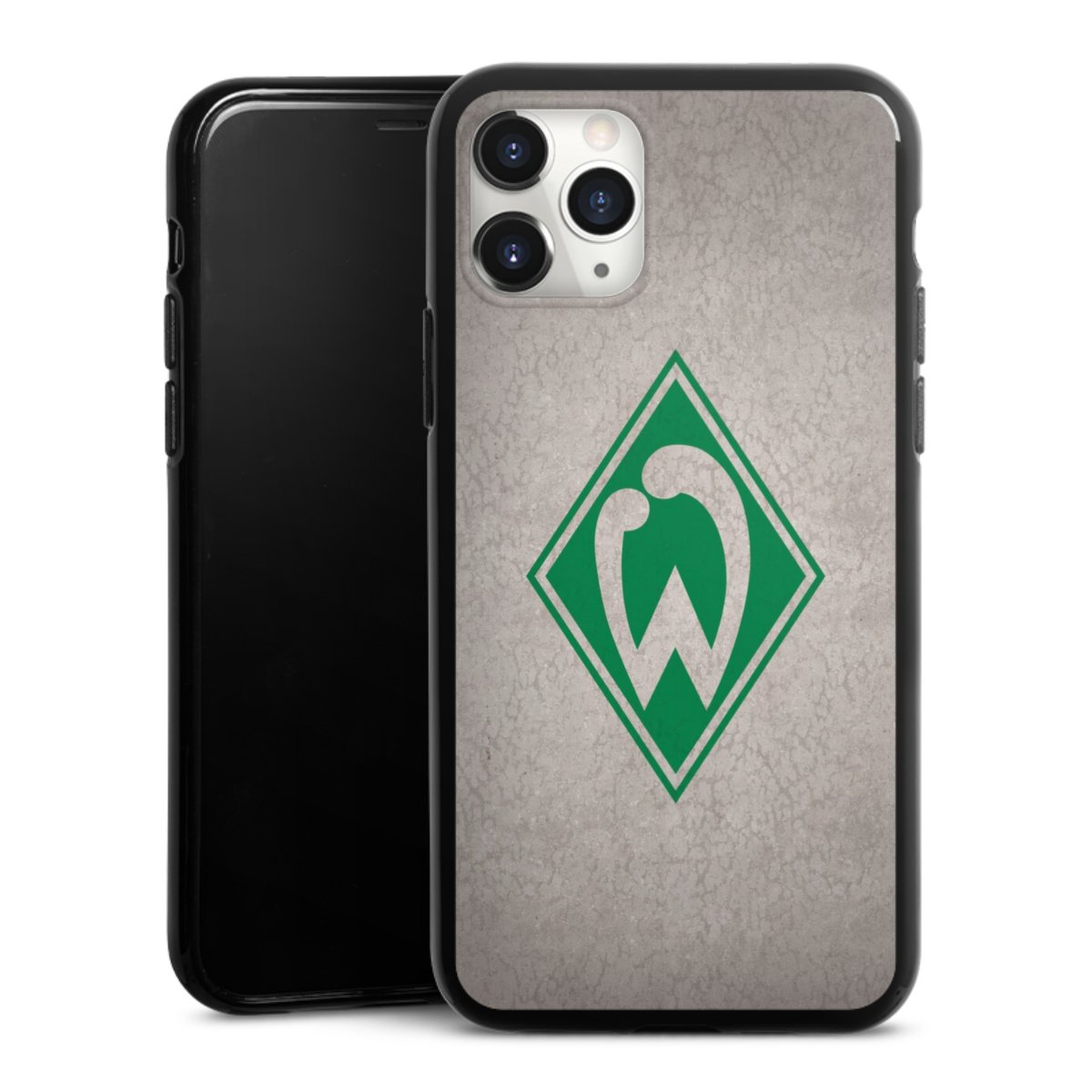 iPhone 11 Pro Max Handy Silikon Hülle Case schwarz Handyhülle Sv Werder Bremen Concrete Official Licensed Product