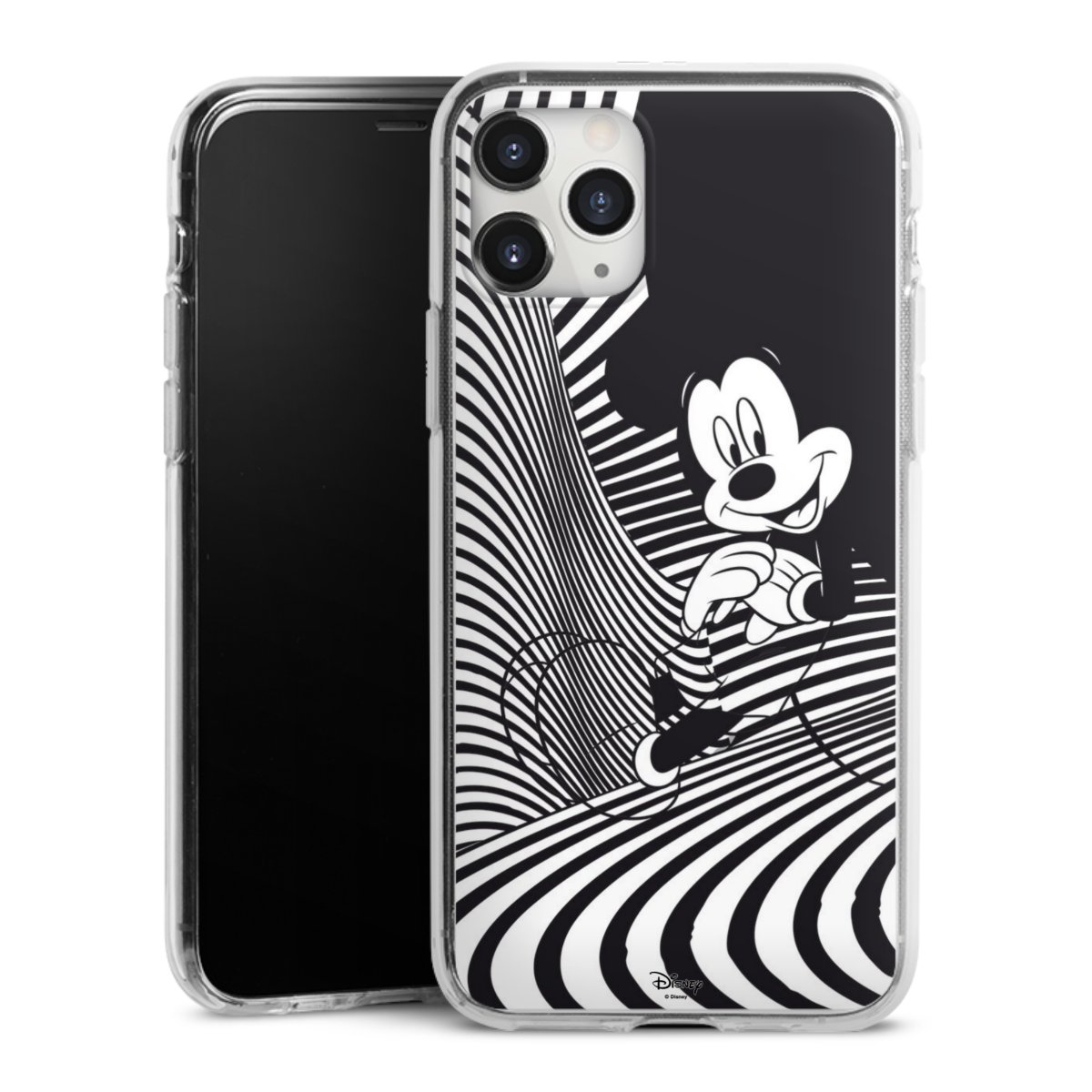 iPhone 11 Pro Max Handy Silikon Hülle Case transparent Handyhülle Disney Official Licensed Product Mickey Mouse Silikon Case