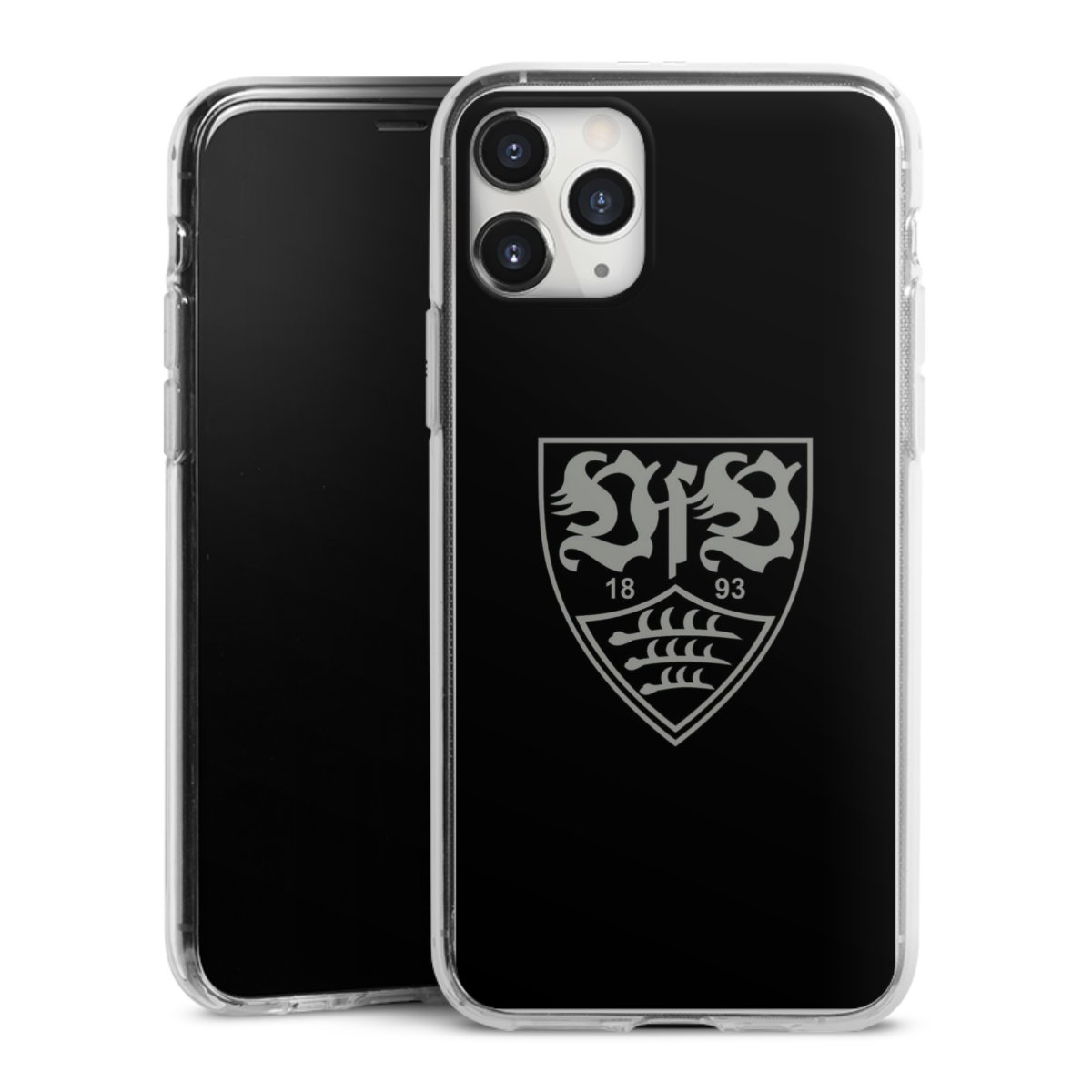 iPhone 11 Pro Max Handy Silikon Hülle Case transparent Handyhülle Official Licensed Product Vfb Stuttgart Silikon Case