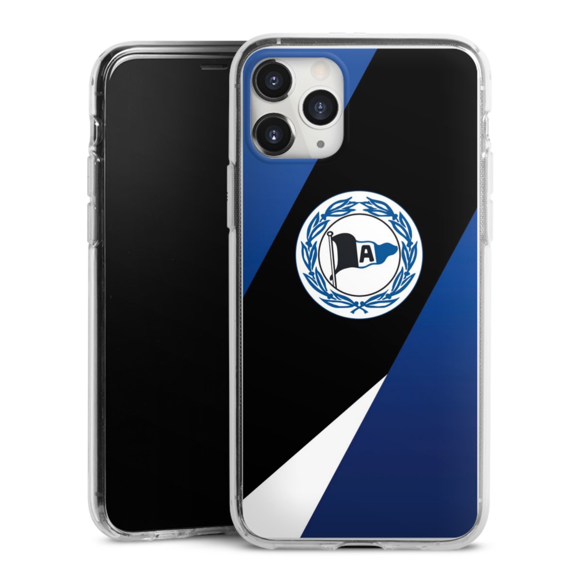 iPhone 11 Pro Max Handy Silikon Hülle Case transparent Handyhülle Official Licensed Product Arminia Bielefeld Dsc Silikon Case