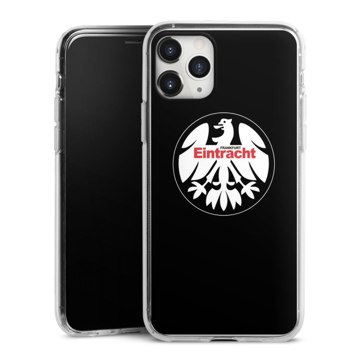 iPhone 11 Pro Max Handy Silikon Hülle Case transparent Handyhülle Official Licensed Product Eintracht Frankfurt Sge Silikon Case