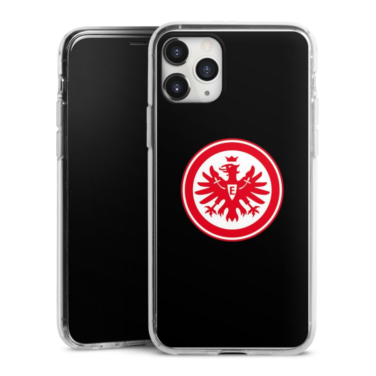 iPhone 11 Pro Max Handy Silikon Hülle Case transparent Handyhülle Eintracht Frankfurt Sge Eagle Silikon Case