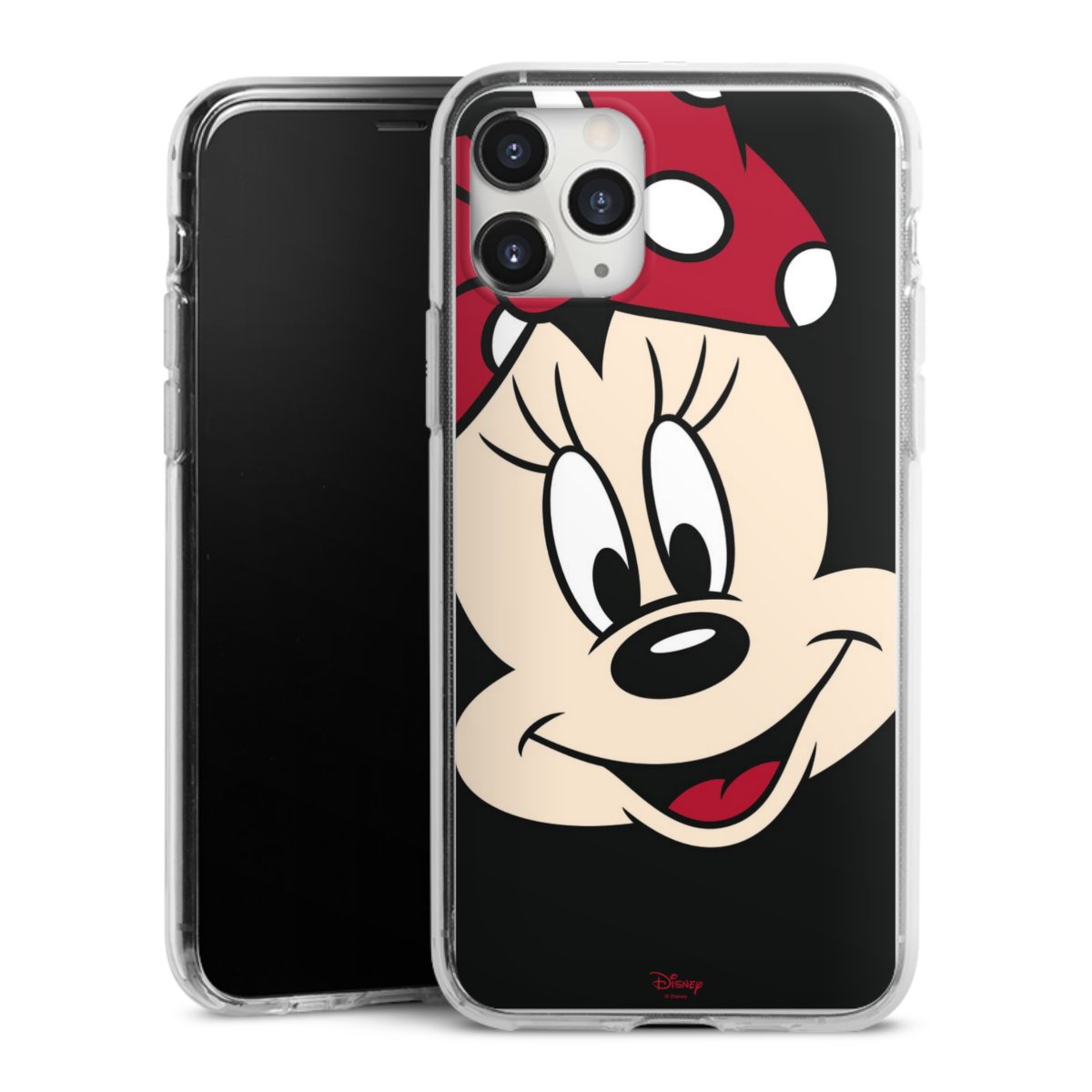 iPhone 11 Pro Max Handy Silikon Hülle Case transparent Handyhülle Minnie Mouse Official Licensed Product Disney Silikon Case