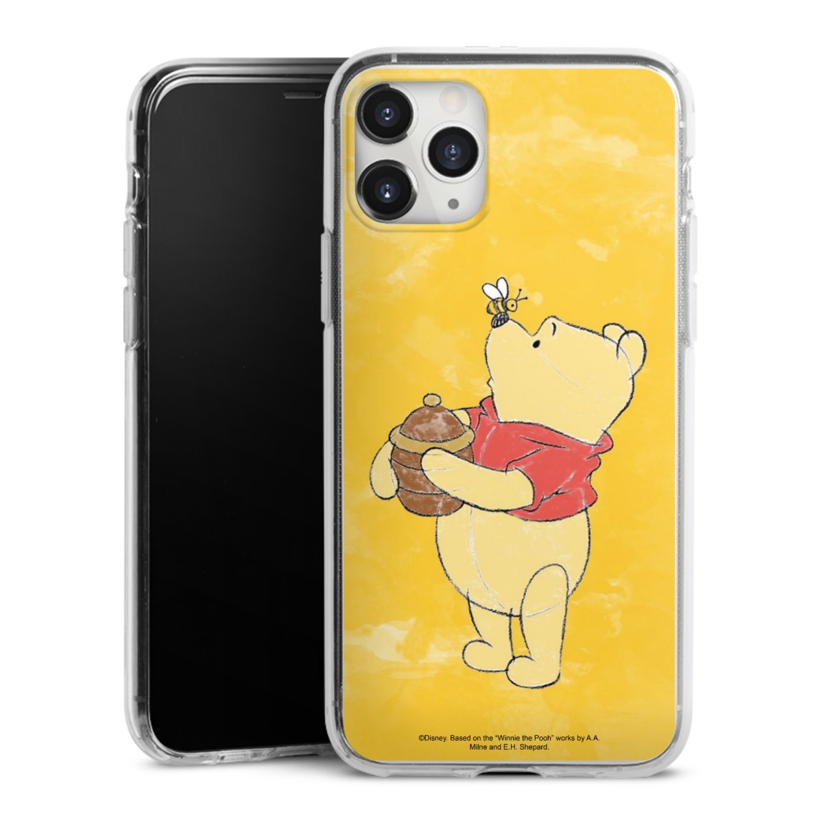 iPhone 11 Pro Max Handy Silikon Hülle Case transparent Handyhülle Official Licensed Product Winnie The Pooh Disney Silikon Case