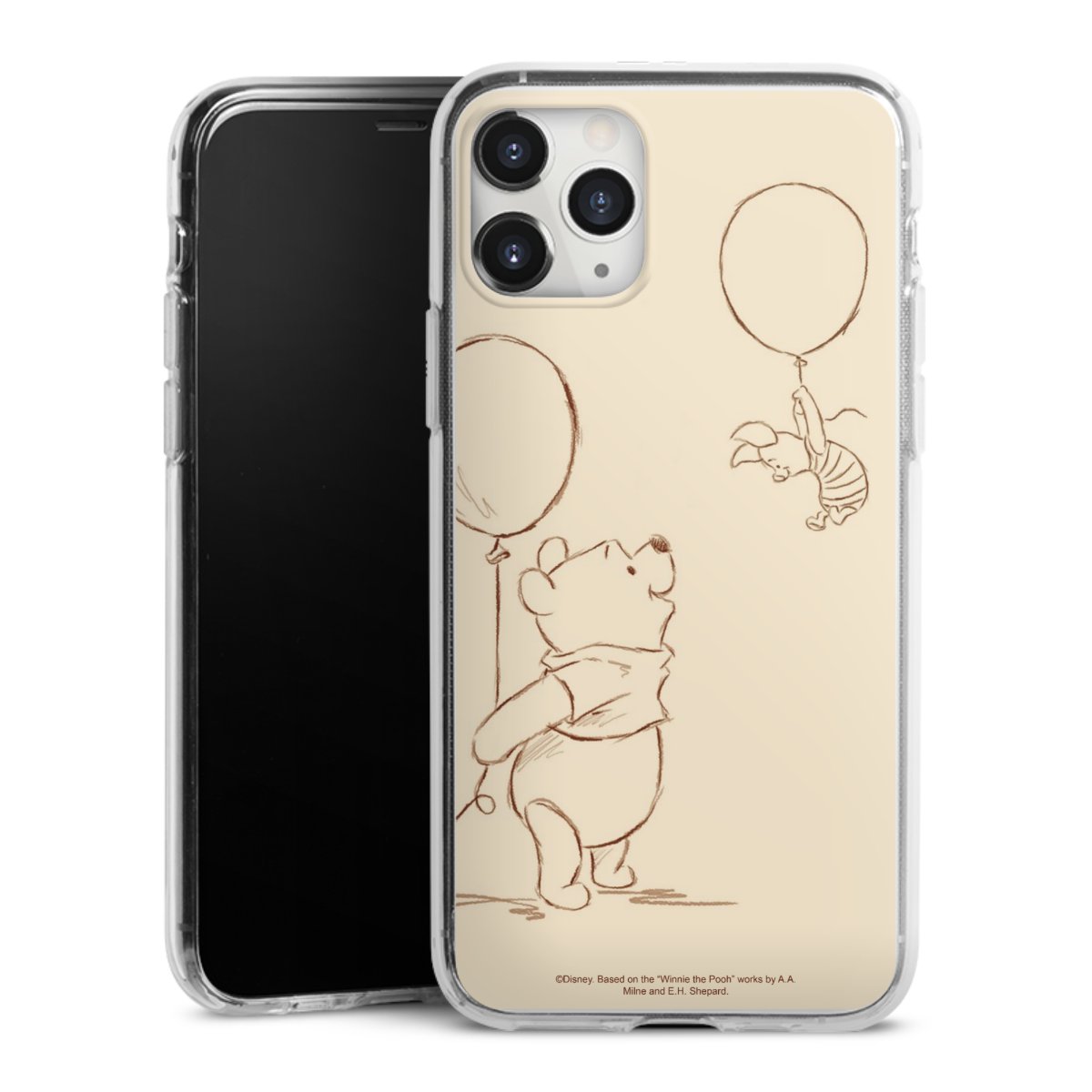 iPhone 11 Pro Max Handy Silikon Hülle Case transparent Handyhülle Official Licensed Product Winnie The Pooh Disney Silikon Case