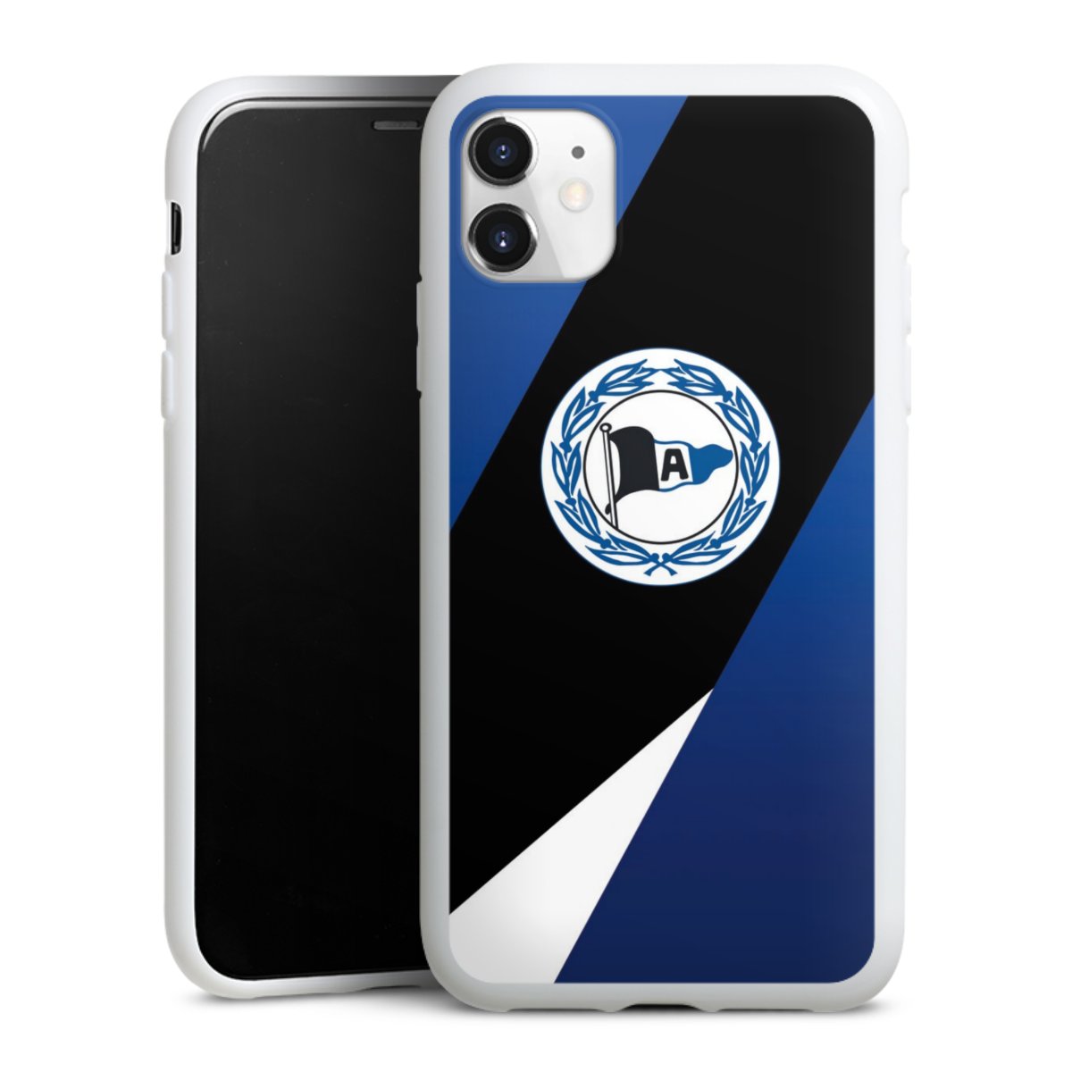 iPhone 11 Handy Silikon Hülle Case weiß Handyhülle Official Licensed Product Arminia Bielefeld Dsc Silikon Case