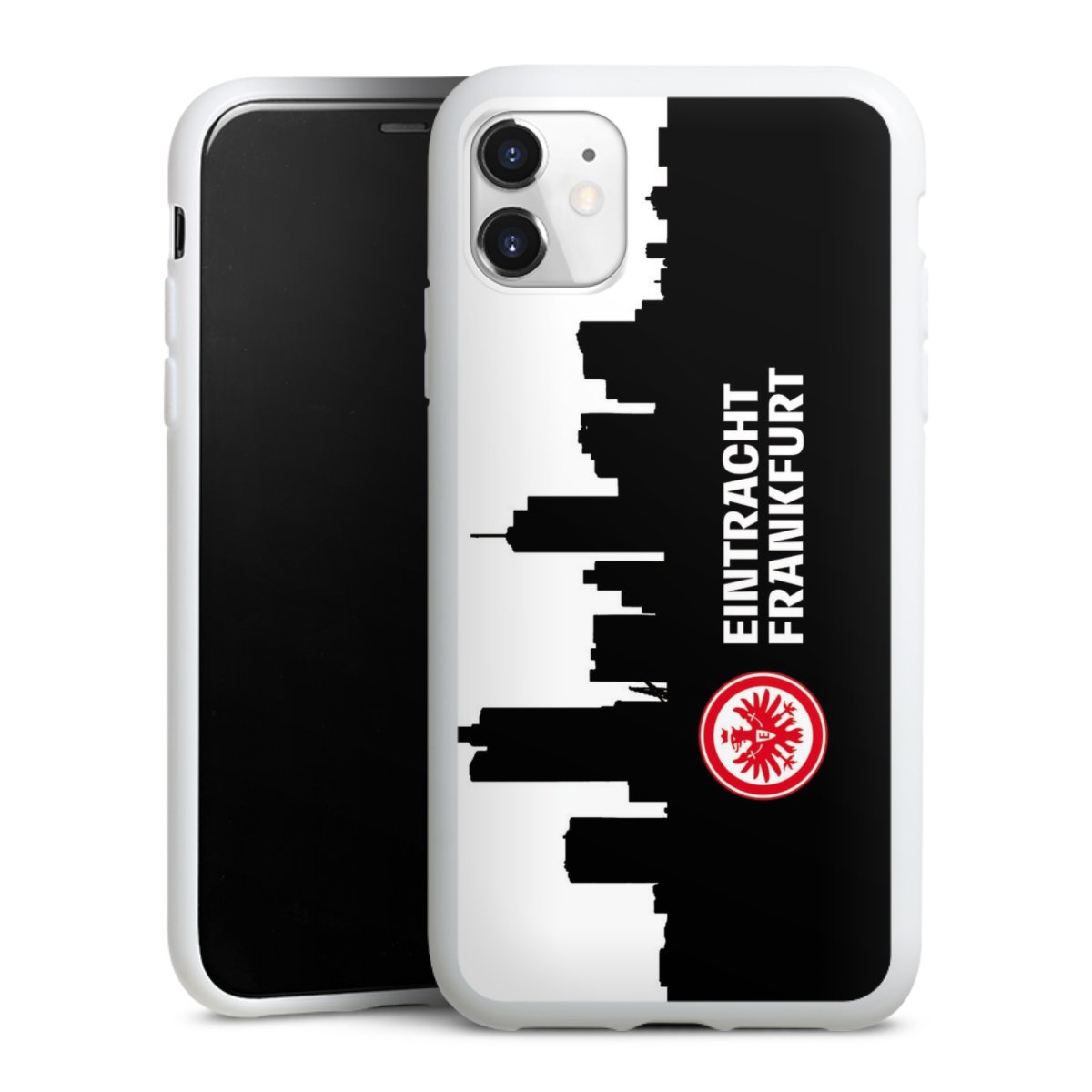 iPhone 11 Handy Silikon Hülle Case weiß Handyhülle Sge Eintracht Frankfurt Official Licensed Product Silikon Case