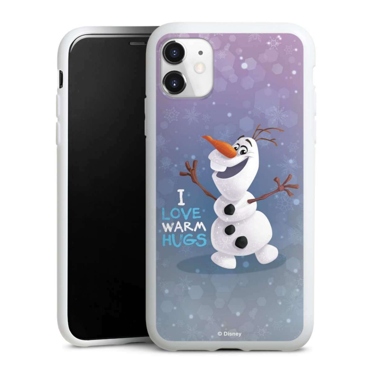 iPhone 11 Handy Silikon Hülle Case weiß Handyhülle Frozen Frozen Olaf Official Licensed Product Silikon Case