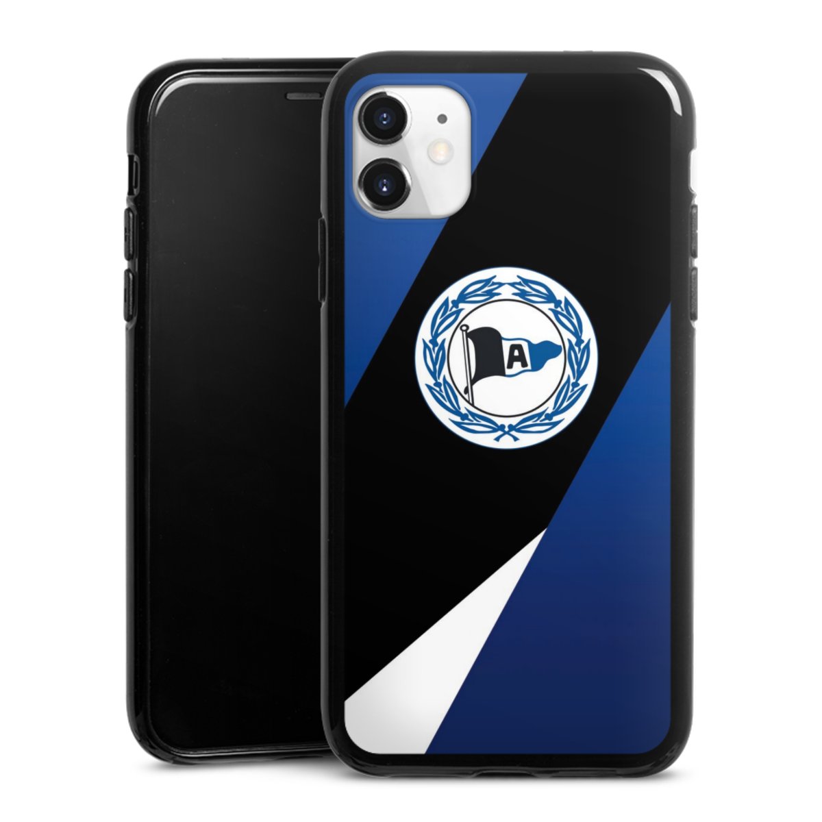 iPhone 11 Handy Silikon Hülle Case schwarz Handyhülle Official Licensed Product Arminia Bielefeld Dsc