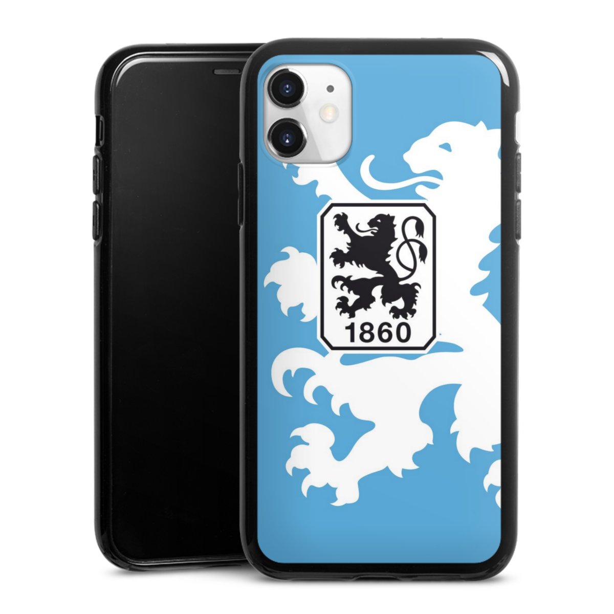 iPhone 11 Handy Silikon Hülle Case schwarz Handyhülle Coat Of Arms Official Licensed Product