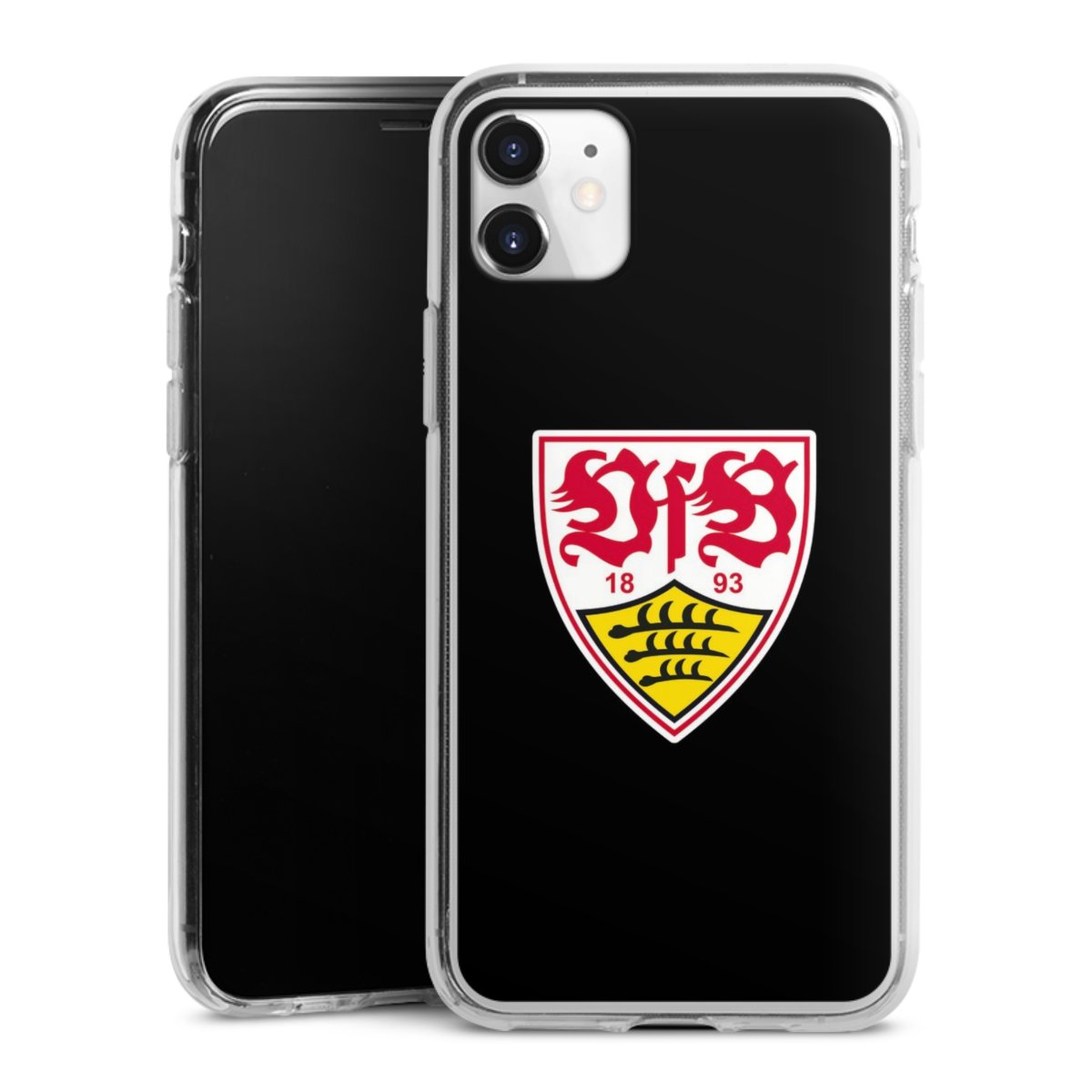 iPhone 11 Handy Silikon Hülle Case transparent Handyhülle Vfb Stuttgart Official Licensed Product Coat Of Arms Silikon Case