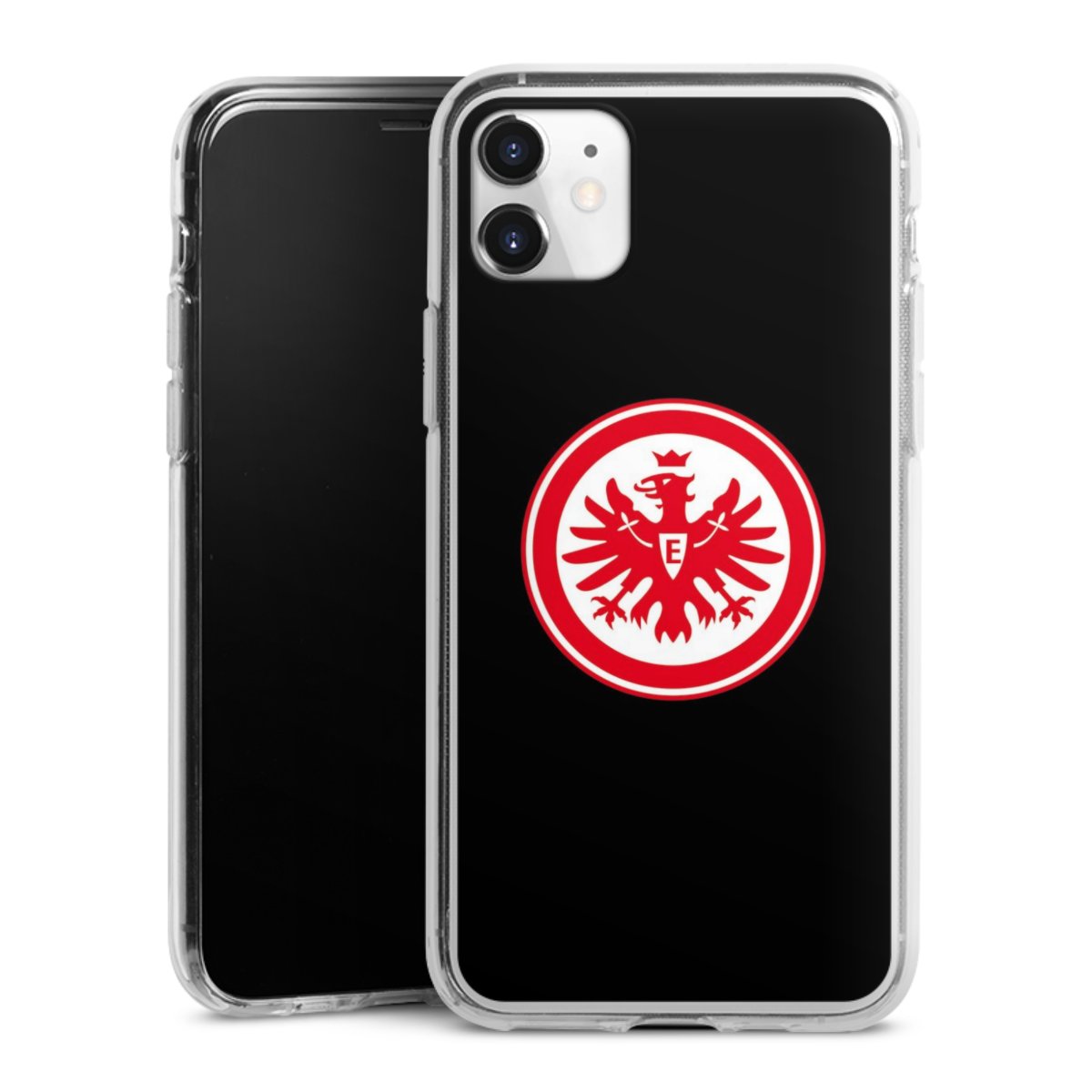 iPhone 11 Handy Silikon Hülle Case transparent Handyhülle Eintracht Frankfurt Sge Eagle Silikon Case