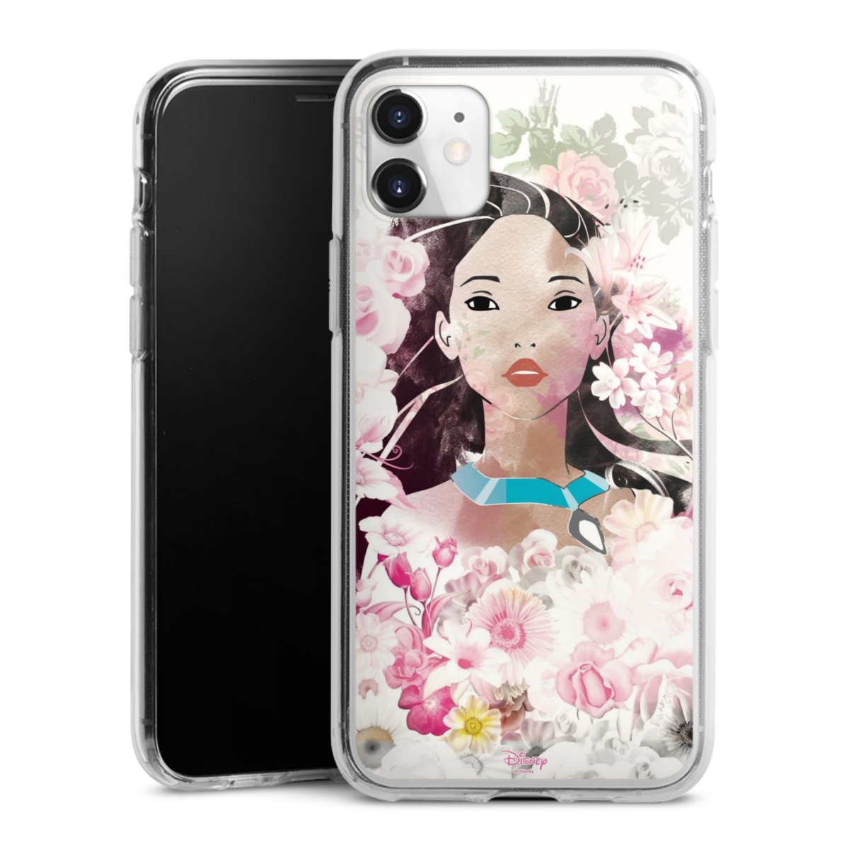 iPhone 11 Handy Silikon Hülle Case transparent Handyhülle Pocahontas Official Licensed Product Disney Silikon Case