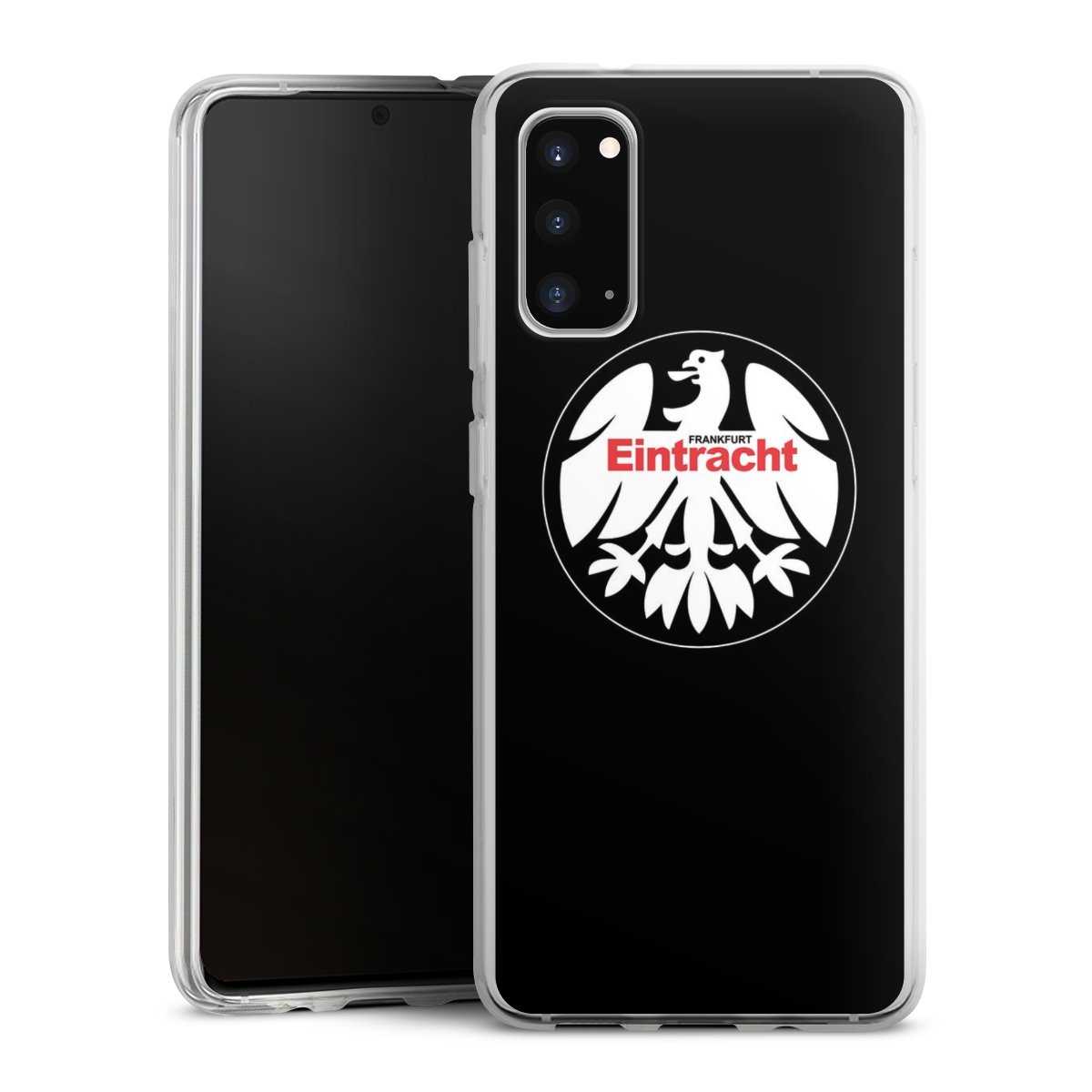 Galaxy S20 Handy Silikon Hülle Case transparent Handyhülle Official Licensed Product Eintracht Frankfurt Sge Silikon Case