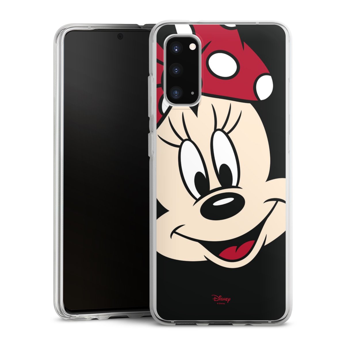 Galaxy S20 Handy Silikon Hülle Case transparent Handyhülle Minnie Mouse Official Licensed Product Disney Silikon Case