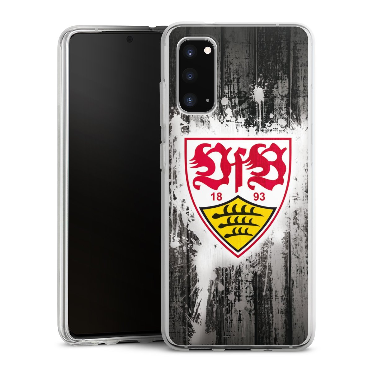 Galaxy S20 Handy Silikon Hülle Case transparent Handyhülle Vfb Stuttgart Official Licensed Product Silikon Case